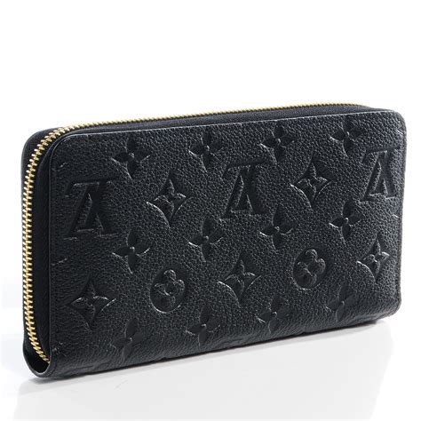 lv black empreinte wallet.